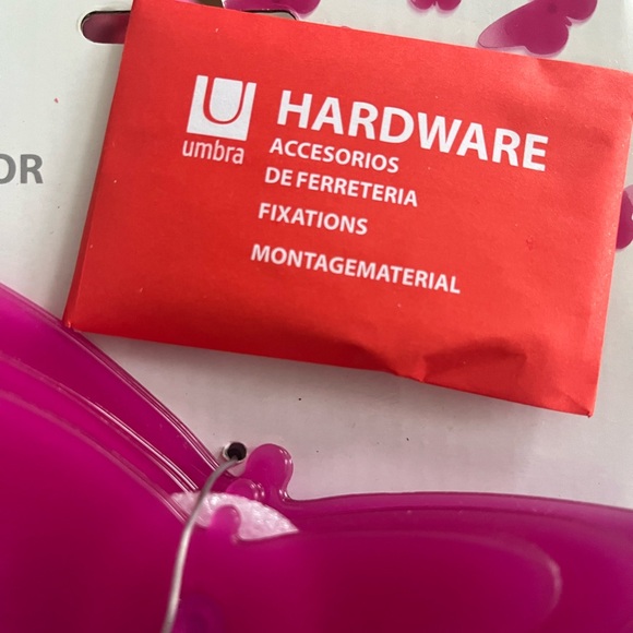 NIP Umbra Pink Butterflies Wall Decor Set of Six - Picture 7 of 8